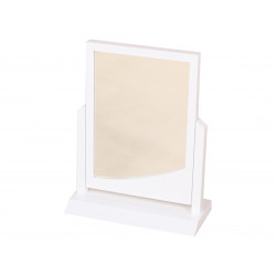 Two way mirror with wooden frame